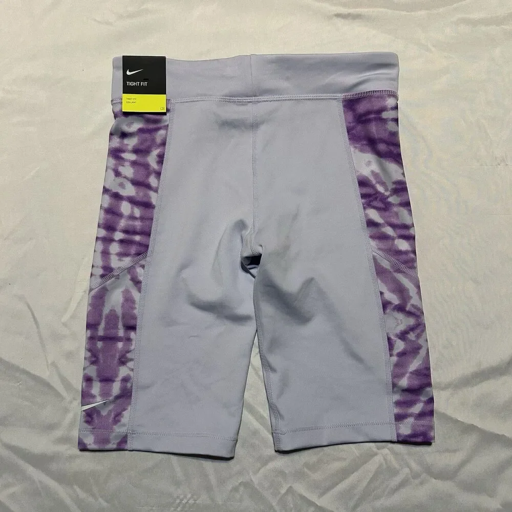 Nike Shorts Girls Large Purple Gym Activewear New